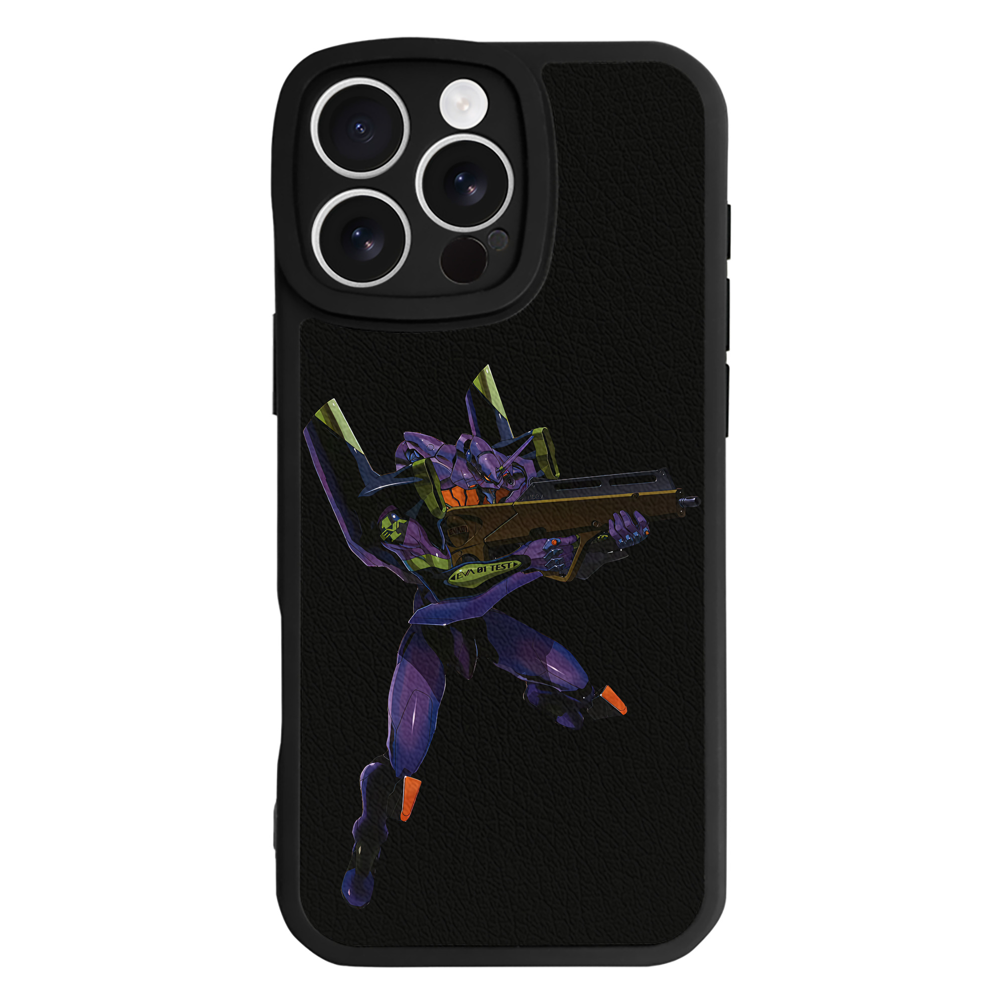 （画像用） EVA 新世紀エヴァンゲリオン 【iPhone 16シリーズ対応】シリコンスマホケース（レザー調） 材質：シリコン